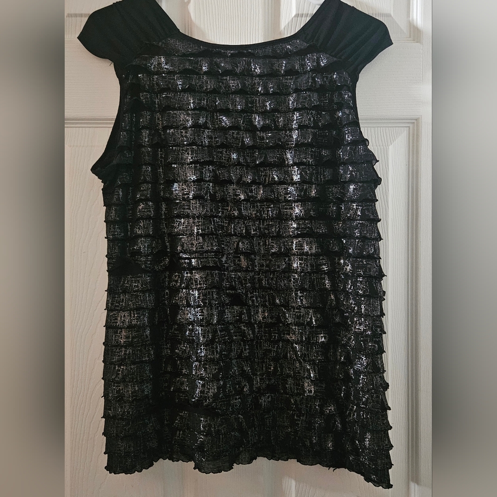 Notations Ruffled Blouse - Picture 2 of 3